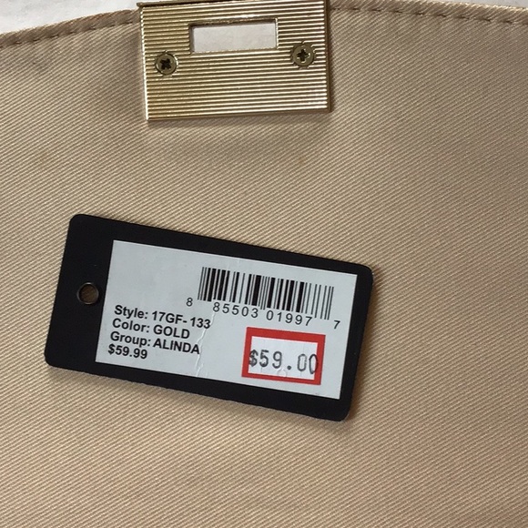 Guess Metallic Gold Alinda handbag - Picture 4 of 5